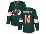 Minnesota Wild #14 Joel Eriksson Ek Green Home Authentic Stitched NHL Jersey