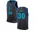 Dallas Mavericks #30 Seth Curry Swingman Charcoal Basketball Jersey - City Edition