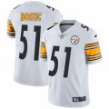 Pittsburgh Steelers #51 Jon Bostic White Vapor Untouchable Limited Player NFL Jersey