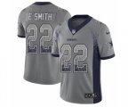 Dallas Cowboys #22 Emmitt Smith Limited Gray Rush Drift Fashion NFL Jersey