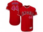 Los Angeles Angels of Anaheim #44 Reggie Jackson Red Flexbase Authentic Collection MLB Jersey