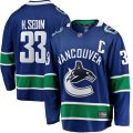 Vancouver Canucks #33 Henrik Sedin Fanatics Branded Blue Home Breakaway NHL Jersey