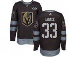 Vegas Golden Knights #33 Maxime Lagace Black 1917-2017 100th Anniversary Stitched NHL Jersey
