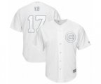 Chicago Cubs #17 Kris Bryant KB Authentic White 2019 Players Weekend Baseball Jersey
