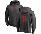 New England Patriots #8 Jamie Collins Ash One Color Pullover Hoodie