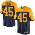 Green Bay Packers #45 Vince Biegel Limited Navy Blue Alternate NFL Jersey