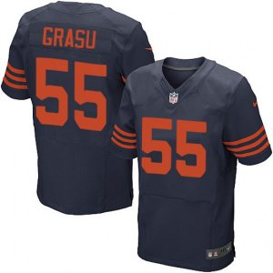 Chicago Bears #55 Hroniss Grasu Elite Navy Blue Alternate NFL Jersey