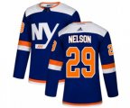 New York Islanders #29 Brock Nelson Authentic Blue Alternate NHL Jersey