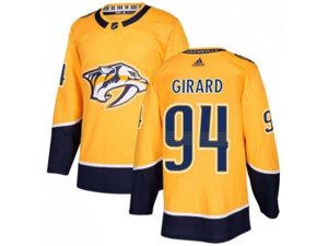 Nashville Predators #94 Samuel Girard Yellow Home Authentic Stitched NHL Jersey