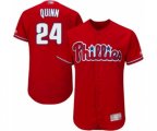 Philadelphia Phillies Roman Quinn Red Alternate Flex Base Authentic Collection Baseball Player Jersey