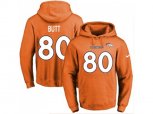 Denver Broncos #80 Jake Butt Orange Name & Number Pullover NFL Hoodie