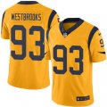 Los Angeles Rams #93 Ethan Westbrooks Limited Gold Rush Vapor Untouchable NFL Jersey