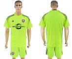 2017-18 Orlando City Fluorescent Green Goalkeeper Soccer Jersey