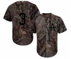 Los Angeles Dodgers #3 Chris Taylor Authentic Camo Realtree Collection Flex Base MLB Jersey