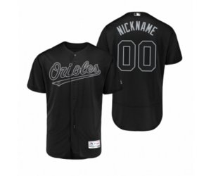Baltimore Orioles Custom Black 2019 Players\' Weekend Nickname Authentic Jersey