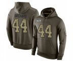 Seattle Seahawks #44 Nate Orchard Green Salute To Service Pullover Hoodie