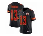 Kansas City Chiefs #13 De'Anthony Thomas Limited Black Rush NFL Jersey