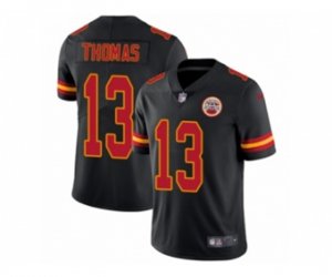 Kansas City Chiefs #13 De\'Anthony Thomas Limited Black Rush NFL Jersey