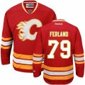 Calgary Flames #79 Michael Ferland Premier Red Third NHL Jersey