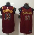 Cleveland Cavaliers #13 Tristan Thompson Red NBA Swingman Icon Edition Jersey