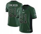 New York Jets #21 LaDainian Tomlinson Limited Green Rush Drift Fashion Football Jersey