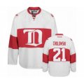 Detroit Red Wings #21 Dennis Cholowski Premier White Third NHL Jersey
