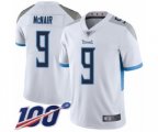 Tennessee Titans #9 Steve McNair White Vapor Untouchable Limited Player 100th Season Football Jersey