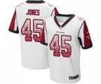 Atlanta Falcons #45 Deion Jones Elite White Road Drift Fashion Football Jersey