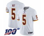 Washington Redskins #5 Tress Way White Vapor Untouchable Limited Player 100th Season Football Jersey