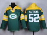 Green Bay Packers #52 clay matthews yellow-green-1[pullover hooded sweatshirt]