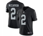 Oakland Raiders #2 AJ McCarron Black Team Color Vapor Untouchable Limited Player Football Jersey
