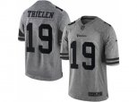 Minnesota Vikings #19 Adam Thielen Gray Men Stitched NFL Limited Gridiron Gray Jersey