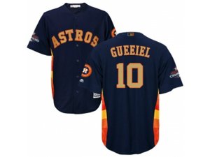 Houston Astros #10 Yuli Gurriel Navy 2018 Gold Program Cool Base Stitched Baseball Jersey