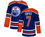 Edmonton Oilers #7 Paul Coffey Premier Royal Blue Alternate NHL Jersey