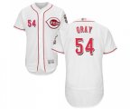Cincinnati Reds #54 Sonny Gray White Home Flex Base Authentic Collection Baseball Jersey