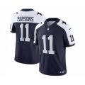 Dallas Cowboys #11 Micah Parsons Navy Thanksgiving 2023 F.U.S.E. Limited Stitched Football Jersey