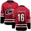Carolina Hurricanes #16 Marcus Kruger Fanatics Branded Red Home Breakaway NHL Jersey