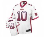New York Giants #10 Eli Manning Elite White Drift Fashion Football Jersey