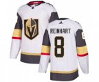 Vegas Golden Knights #8 Griffin Reinhart Authentic White Away NHL Jersey
