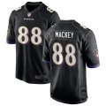Baltimore Ravens Retired Player #88 John Mackey Nike Black Vapor Limited Player Jersey