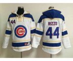 mlb jerseys chicago cubs #44 rizzo blue-white[pullover hooded sweatshirt]