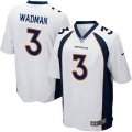 Denver Broncos #3 Colby Wadman Game White NFL Jersey