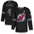 New Jersey Devils #4 Scott Stevens Black Authentic Classic Stitched NHL Jersey