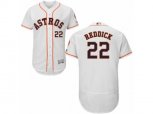 Houston Astros #22 Josh Reddick White Flexbase Authentic Collection MLB Jersey
