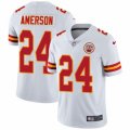 Kansas City Chiefs #24 David Amerson White Vapor Untouchable Limited Player NFL Jersey