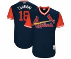 St. Louis Cardinals #18 Carlos Martinez Tsunami Authentic Navy Blue 2017 Players Weekend Baseball Jersey