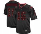San Francisco 49ers #16 Joe Montana Elite New Lights Out Black Football Jersey