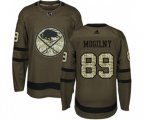 Adidas Buffalo Sabres #89 Alexander Mogilny Authentic Green Salute to Service NHL Jersey