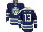 Columbus Blue Jackets #13 Cam Atkinson Authentic Navy Blue Third NHL Jersey