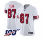 San Francisco 49ers #87 Dwight Clark Limited White Rush Vapor Untouchable 100th Season Football Jersey